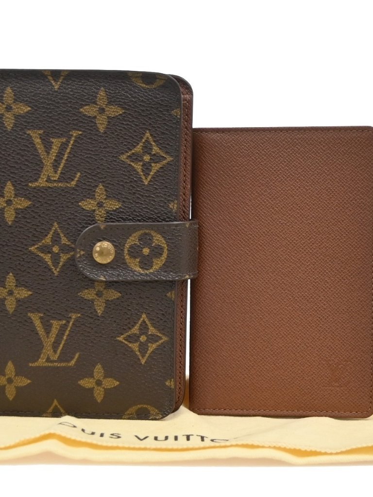Louis Vuitton Porte Papier Zip Bifold Wallet Monogram Leather M61207 62kd008